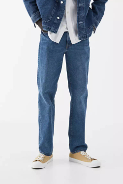 H&M ДЖИНСЫ, ТЕМНЫЙ СИНИЙ