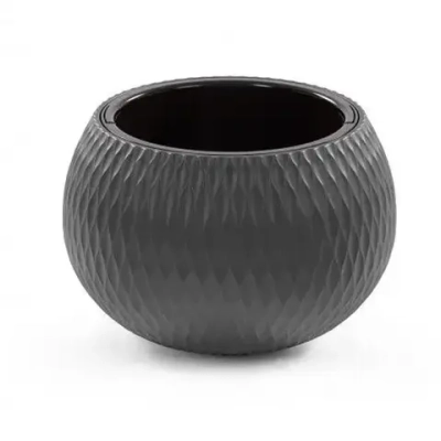Кашпо Жемчужина 7л (графитовый)