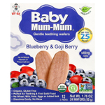 Hot Kid, Baby Mum-Mum®, вафли для защиты зубов, голубика и ягоды годжи, 12 пакетиков, по 2 шт.