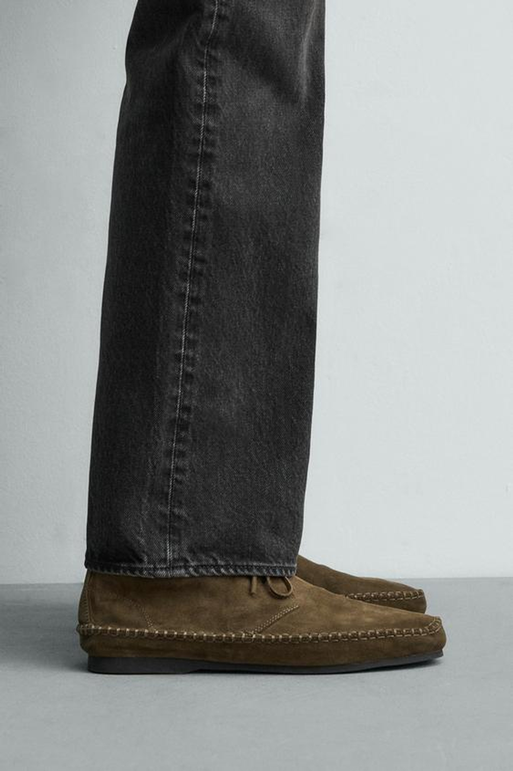 ZARA Х AARON LEVINE КОЖАНЫЕ ТУФЛИ VIBRAM®, БРОНЗОВЫЙ