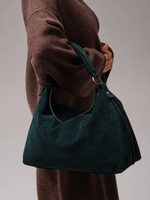 Замшевая сумка на плечо Deboro 30900 форест