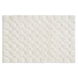 Коврик для ванной Bubbles белого цвета из коллекции Essential, 50х80 см
