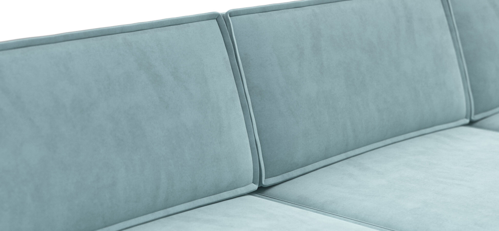 Угловой диван BOSS SOFT MODOOL MAX велюр Monolit аква