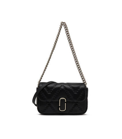 Кожаная сумка-мессенджер THE QUILTED LEATHER J MARC MINI Marc Jacobs - черный(2S3HSH016H03)