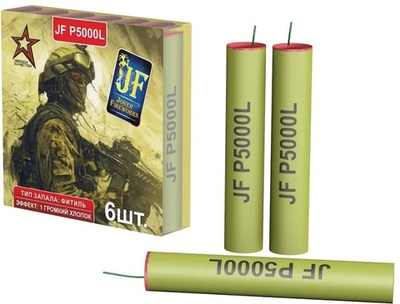 Петарды фитильные Пиратка Штурмовой батальон (Корсар-6) P5000L 6шт