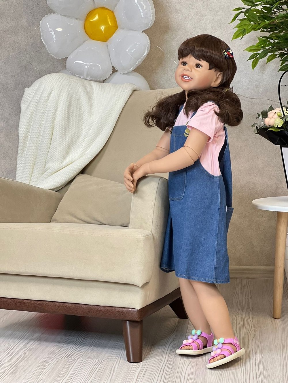 Кукла Реборн ростовая 98см в пакете (FA-253)