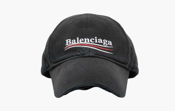 Balenciaga Political Campaign Distressed Cap "Grey/Multi"