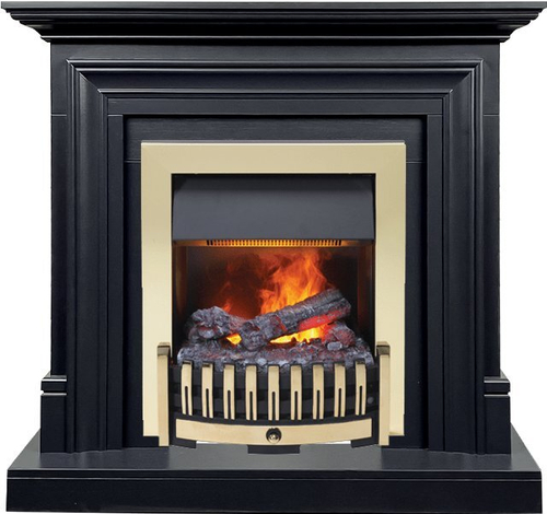 Каминокомплект Bradford - Серый графит с очагом Danville Brass FB2