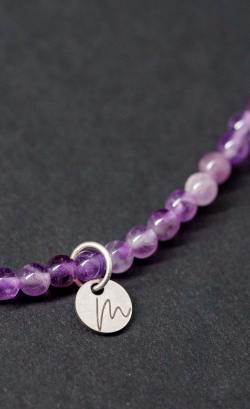 ХХХ Браслет "Memo about Mind&Soul" двойной из природного аметиста