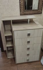 Комод Ольга-17 дуб крафт серый/дуб крафт белый