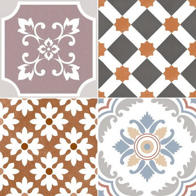 Напольная плитка DUAL GRES CHIC COLLECTION Helen Warm (8 вариантов паттерна)