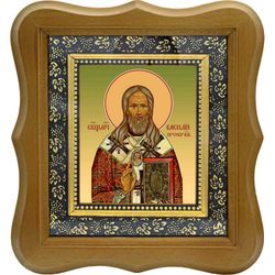 Василий Преображенский, пресвитер, священномученик. Икона на холсте.