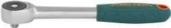 R6603 Рукоятка трещоточная ротационная со сквозным приводом 3/8"DR, 60 зубцов, 240 мм