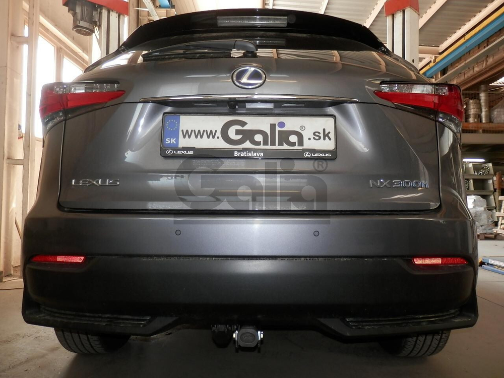 Фаркоп оцинкованный Galia L027C для LEXUS NX 300H, NX 300 2014-(паспорт и сертификат в комплекте)(без электрики)