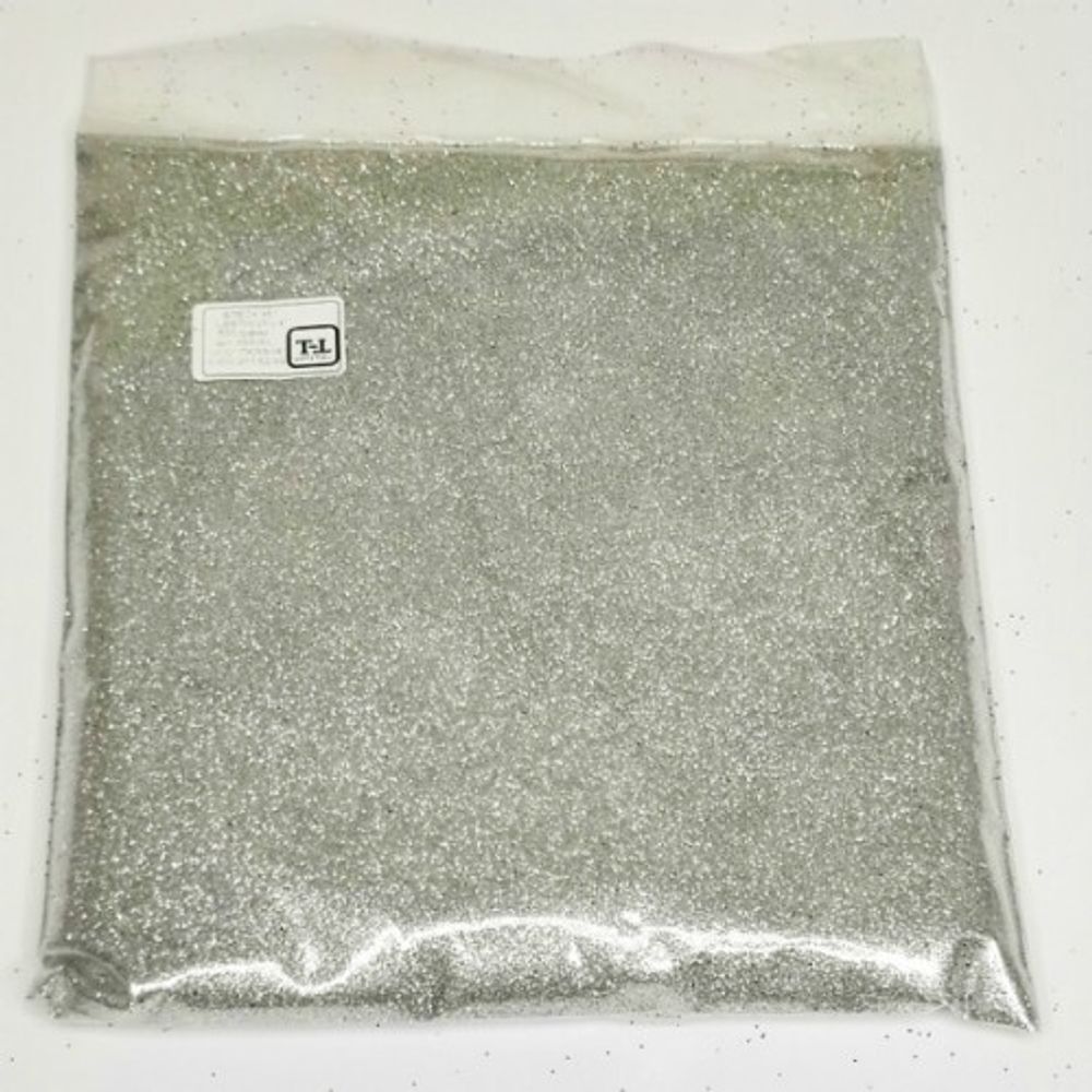 БЛЕСК 351 ЦВЕТНОЙ - СЕРЕБРО 0.4 мм. (средние)