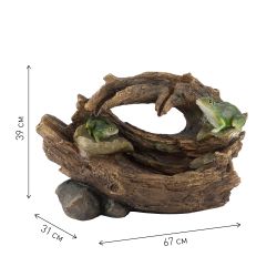 GA-03446 GREEN APPLE Уличный фонтан Лягушки высота 39см | GREEN APPLE