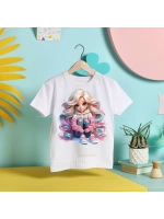 Термонаклейка на одежду, термопринт Кудряшка