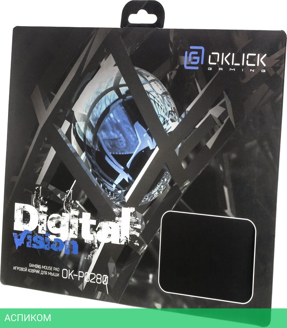 Коврик для мыши Oklick OK-P0280 черный