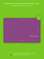 Натяжные потолки: 4.9 м2, 2 м2