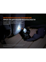 Фонарь Fenix налобный HM55R небула 1200 люмен