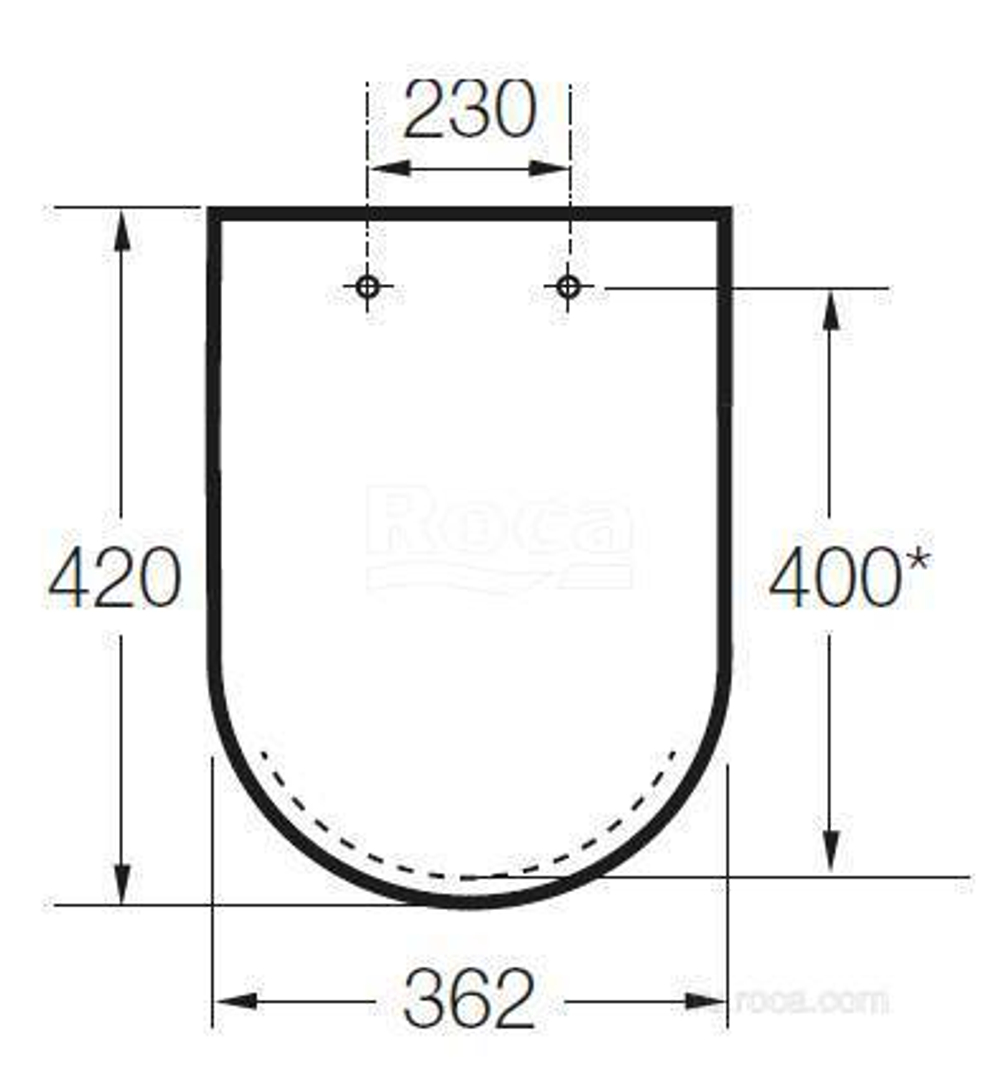 Крышка для чаши Roca Debba Soft Close 8019D200B