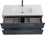 Тумба с раковиной Cezares ECO-CER-N 120 ECO-CER-N-1200-2C-SO-GR-P графит