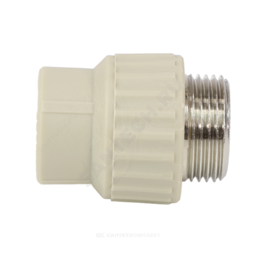 Муфта PP-R комбинированная серая Дн 25х1" НР VALFEX 10130225Г