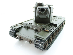 Радиоуправляемый танк Torro КВ-2 1/16 с инфракрасной пушкой, дымовыми и звуковыми эффектами, 2.4G RTR, высокая детализация