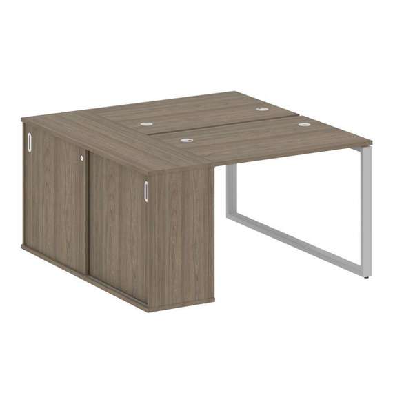 Метал Систем Рабочая станция с шкафом-купе на О-образном м/к БО.РС-СШК-1.1 Т