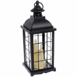 Сувенир с подсветкой «Теплое пламя» 13*13*33 см (работает от 3*ААА), Черный