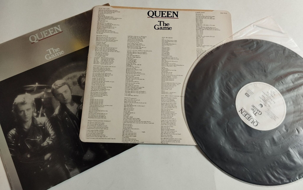 Винтажная виниловая пластинка LP Queen The Game (UK 1980)