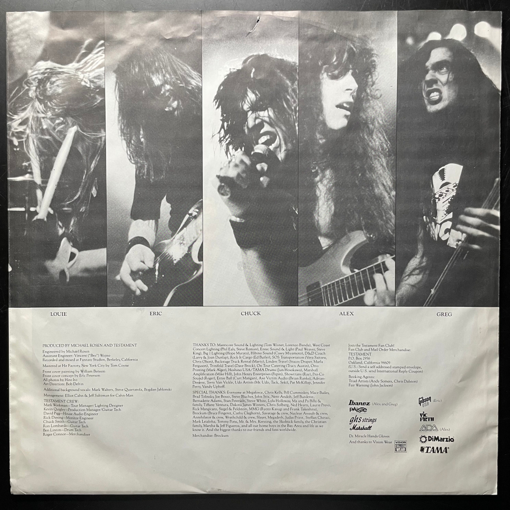 Testament – Souls Of Black (Германия 1990г.)