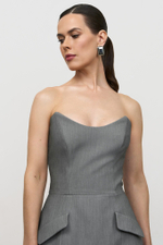 Платье корсетное мини