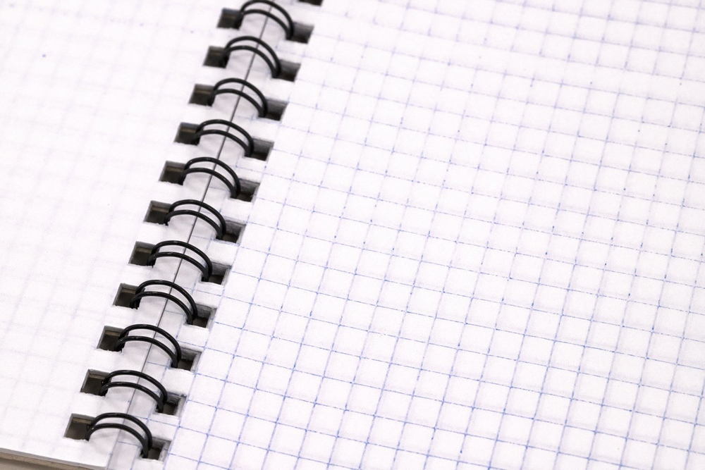 Блокнот А6+, гребень, Alingar, мелованный картон, 48 л., клетка, "Стамбул"