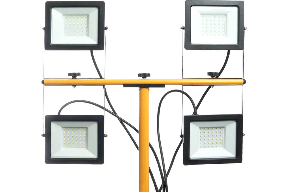 Прожектор LED LL-506 на штативе IP65 4*50W 6400K Feron 48507