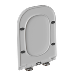 Сиденье для унитаза  WAVE APEKS дюропласт, микролифт, БЕЛЫЙ глянец NEW