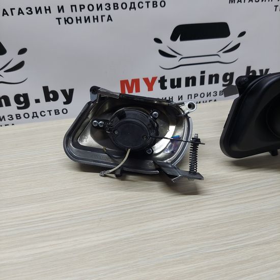 Противотуманные фары black для Mercedes E W210