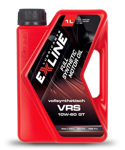 Моторное (спортивное) масло EXLINE Lubricants SAE VRS 10W-60 GT 1 литр АРТИКУЛ EXVRS10W60GT1L