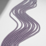 Хрустальный жемчуг, оттенок "PurpleAsh", шар 4мм, улучшенное покрытие