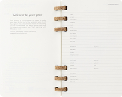 Еженедельник Moleskine SPIRAL Large 130х210мм PP 200стр спираль пробковая черный (DSSPB12MWH3)