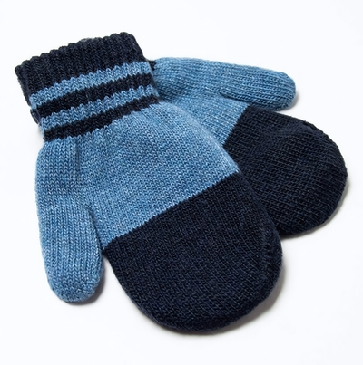 Варежки детские,цвет синий, р. 17/ 9879988 Rossini