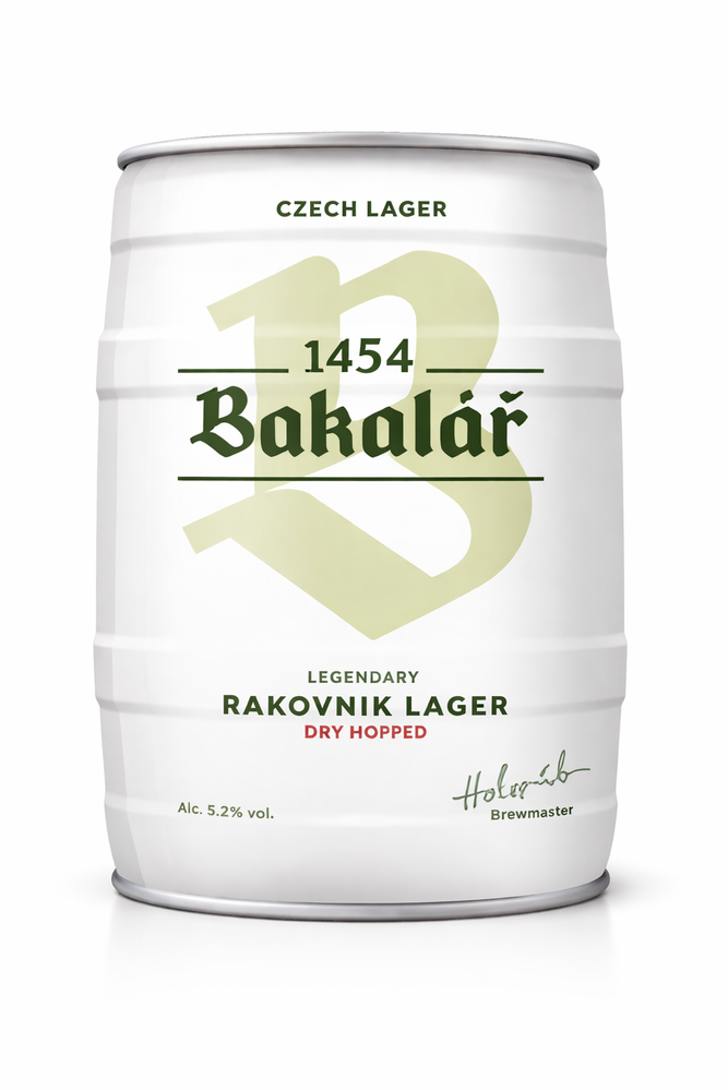 Пиво Бакалар Холодного Охмеления / Bakalar Za Studena Chmeleny 5л - бочонок