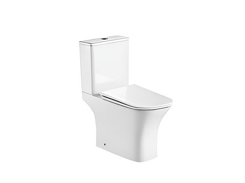 Унитаз напольный, безободковый Aquatek Оптима Т Квадро Торнадо 650x340x790