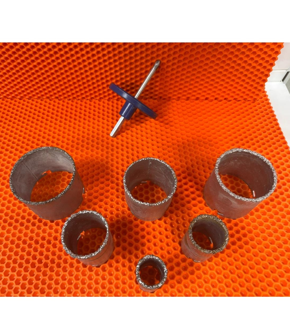 Алмазные коронки 6 шт Dexter min800 max1500