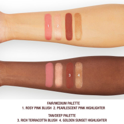 Charlotte Tilbury Hollywood Blush & Glow Glide Palette - Tan To Deep