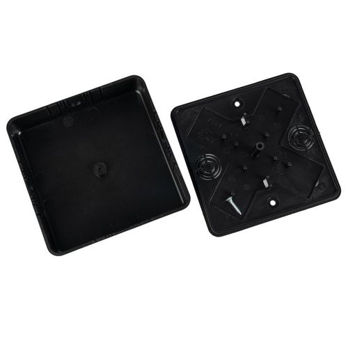 Коробка распределительная ОП IEK 100х100х29 мм черная