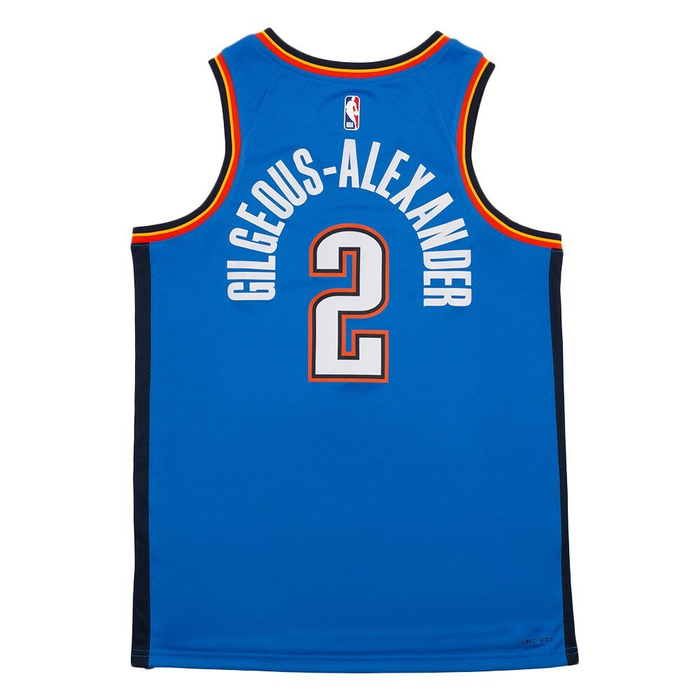 Баскетбольная футболка Nike Dri-FIT NBA Swingman Oklahoma City Thunder Icon Edition 2022/23 Shai Gilgeous-Alexander T-shirt Blue