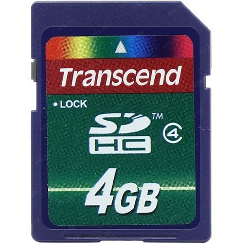 Карта памяти Transcend SDHC 4 Gb CL4