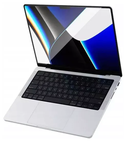 Защитное стекло Spigen GLAS.tR SLIM для экрана MacBook Pro 14" (2023/2021) черный (AGL04234)