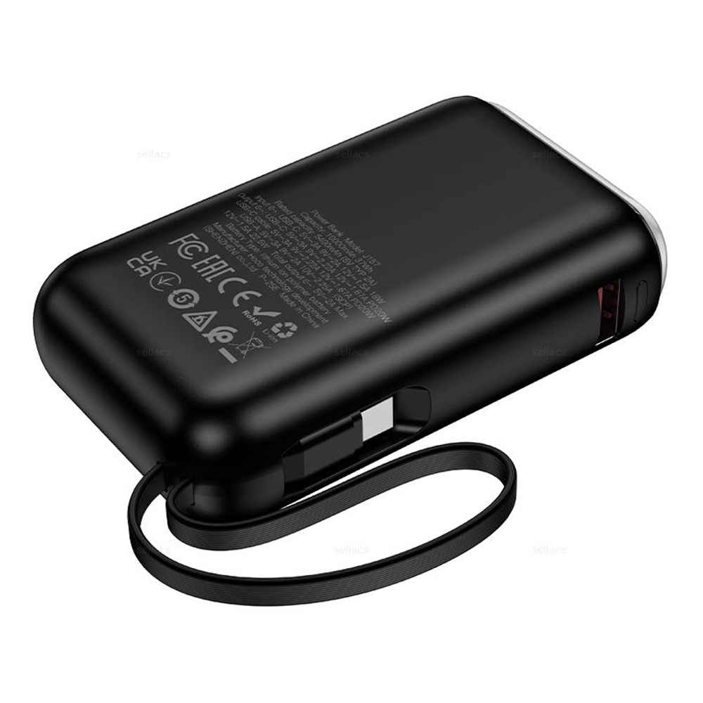 Портативный аккумулятор Hoco J157 10000mAh (black)